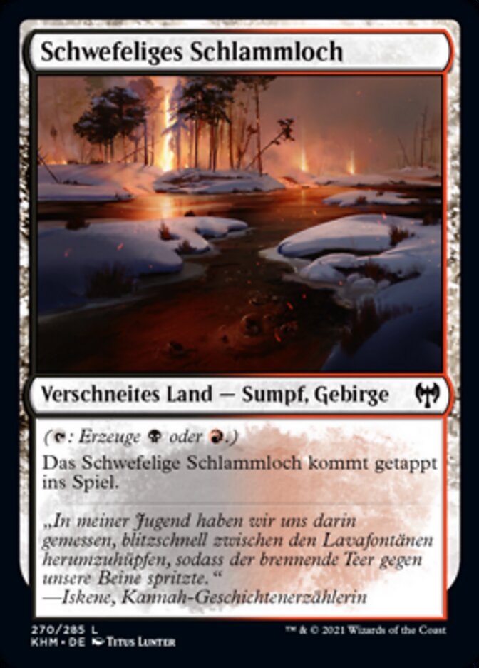 Schwefeliges Schlammloch