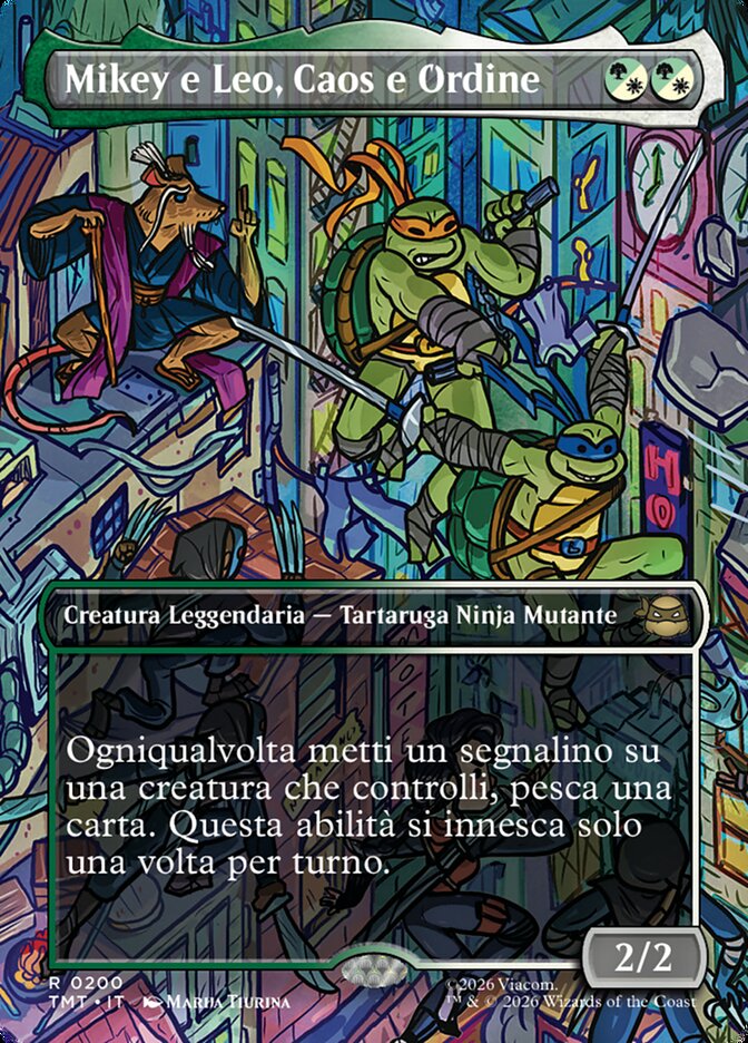 Mikey e Leo, Caos e Ordine