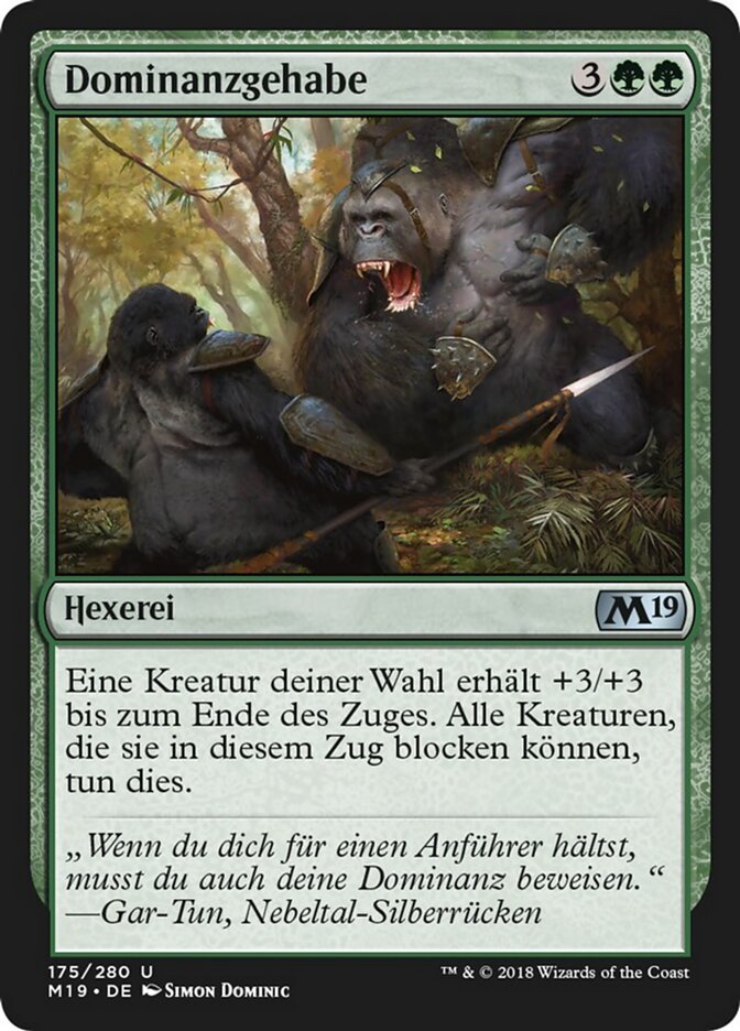Dominanzgehabe