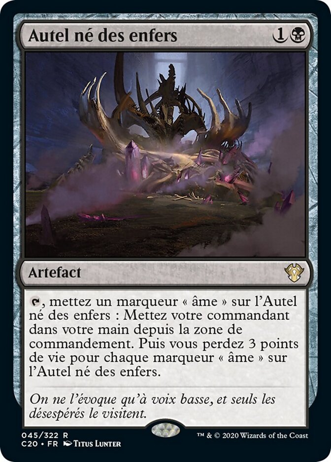 Autel né des enfers