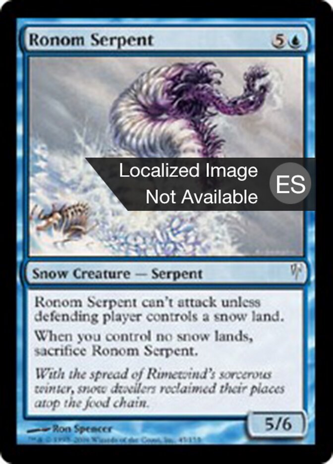 Serpiente de Rónom