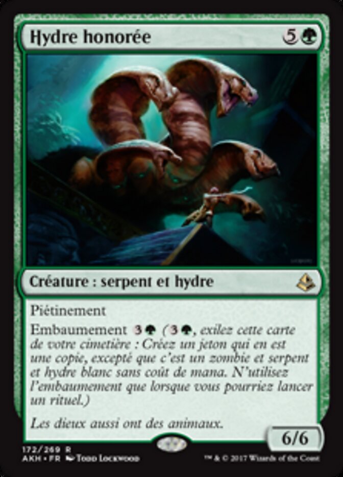 Hydre honorée
