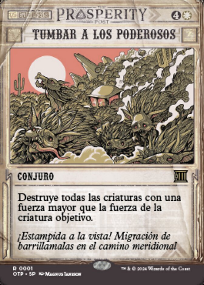 Tumbar a los poderosos