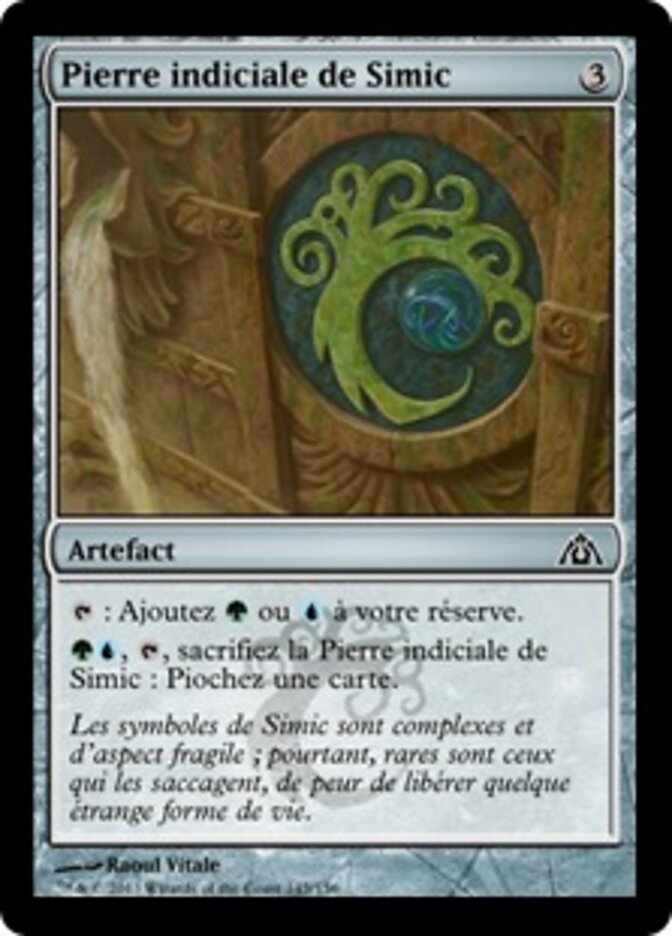 Pierre indiciale de Simic