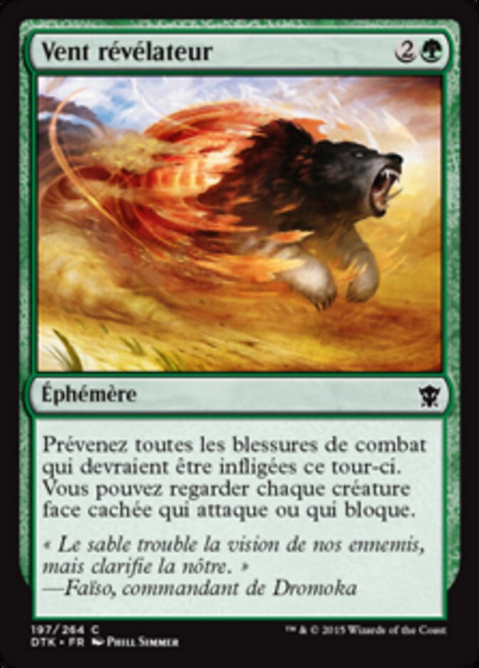 Vent révélateur