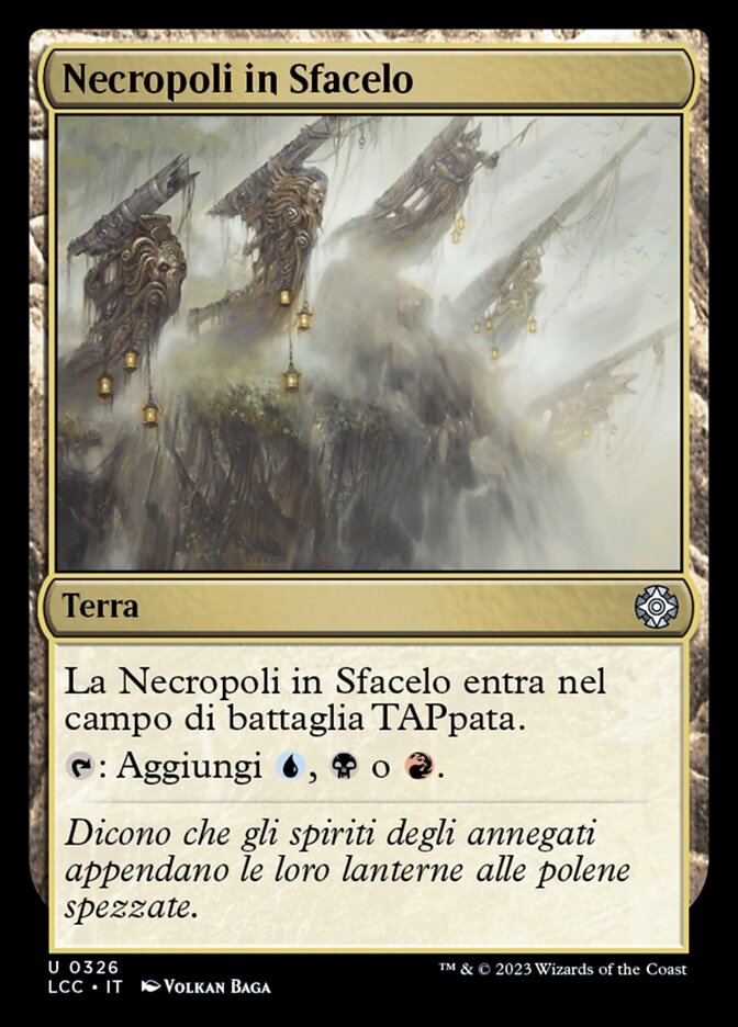 Necropoli in Sfacelo