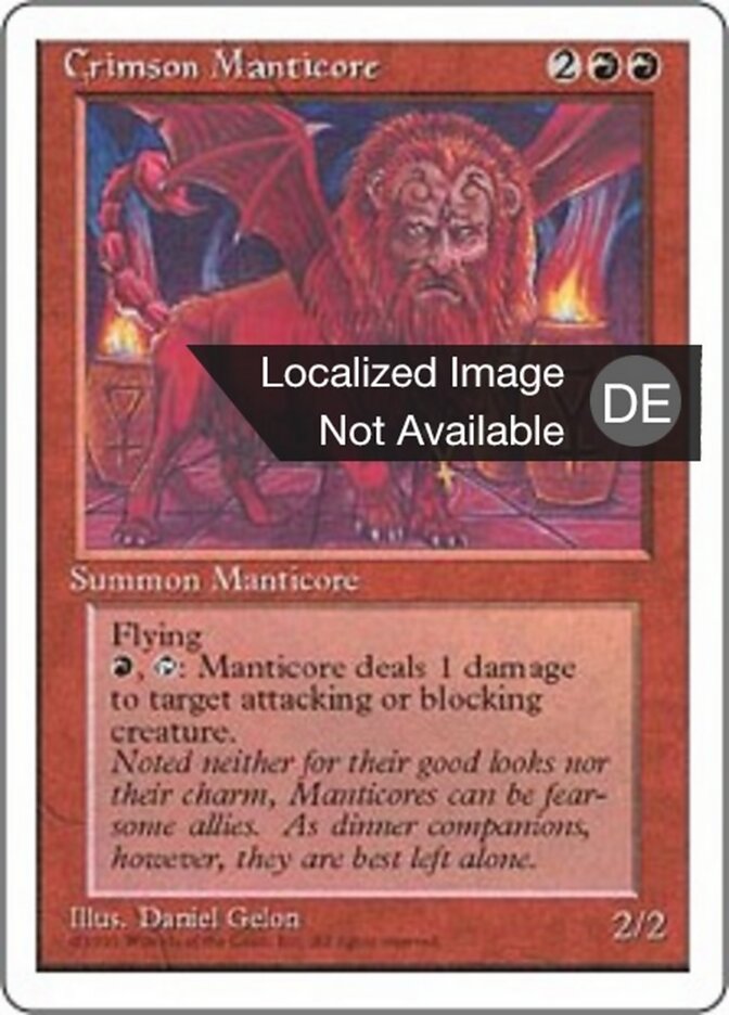 Karmesin-Mantikor