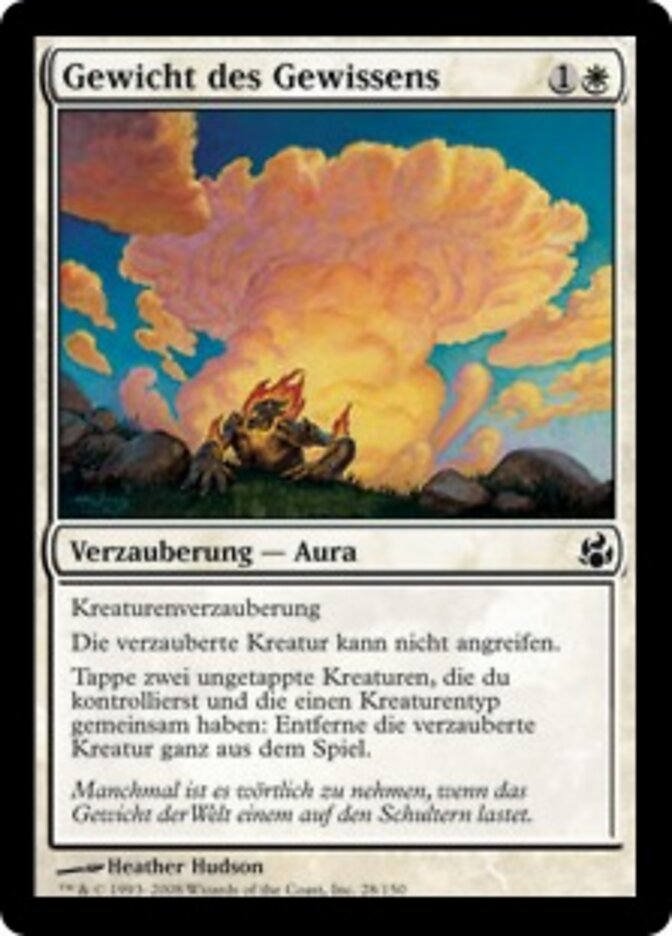 Gewicht des Gewissens