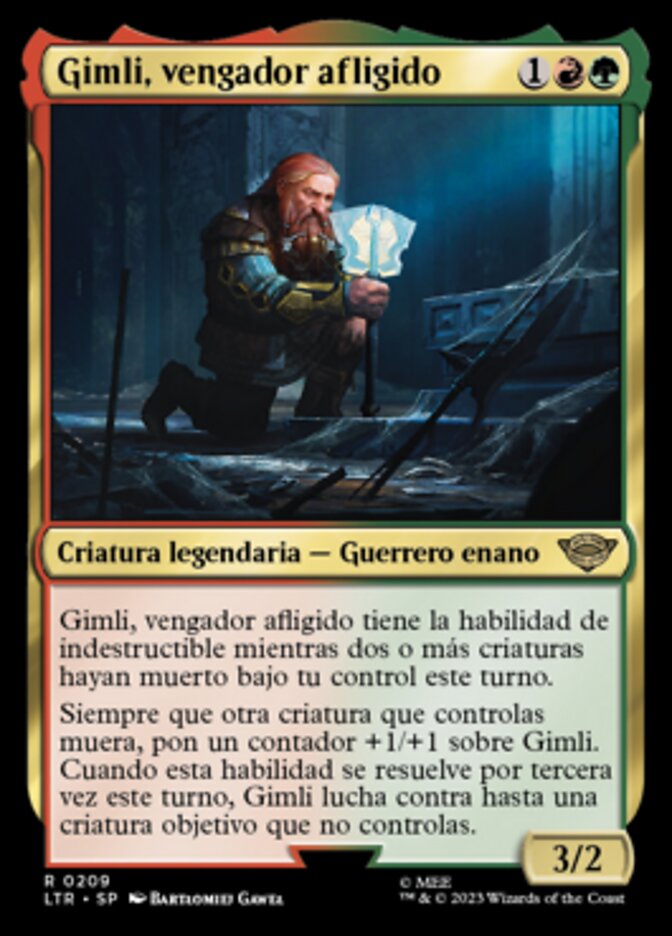 Gimli, vengador afligido