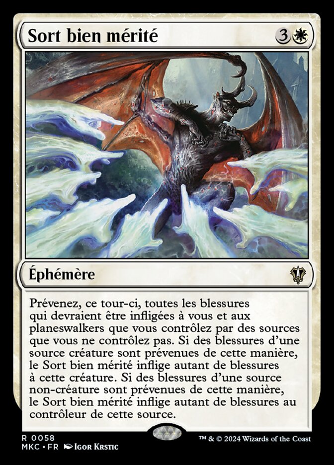 Sort bien mérité