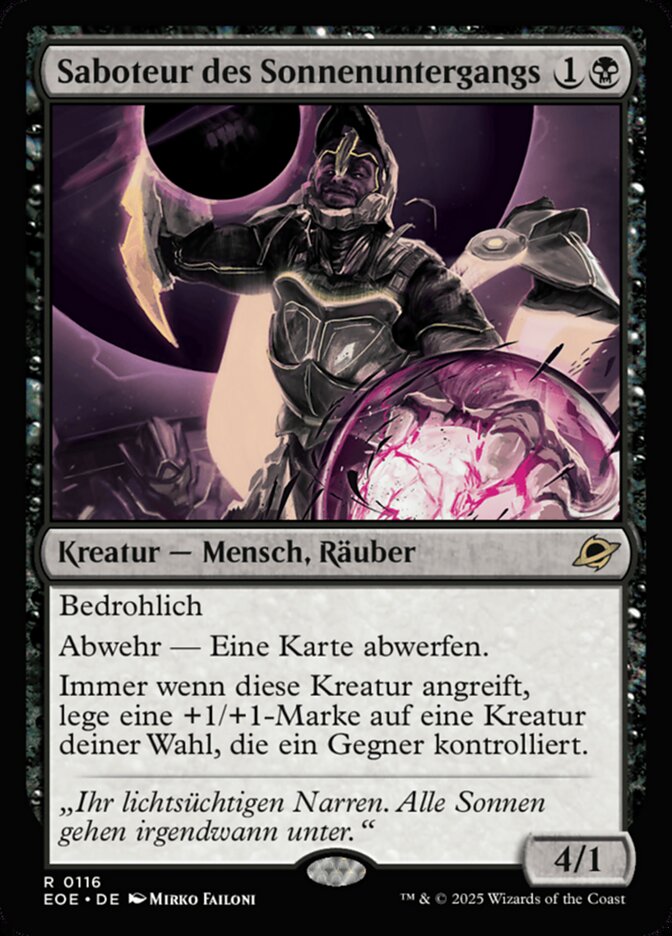Saboteur des Sonnenuntergangs