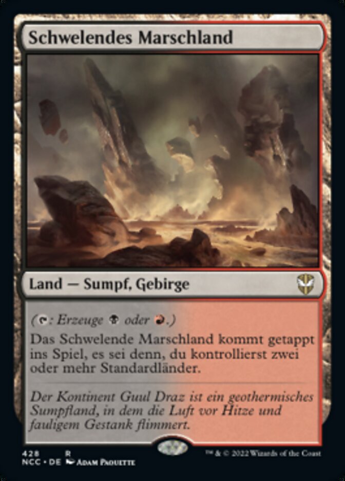 Schwelendes Marschland