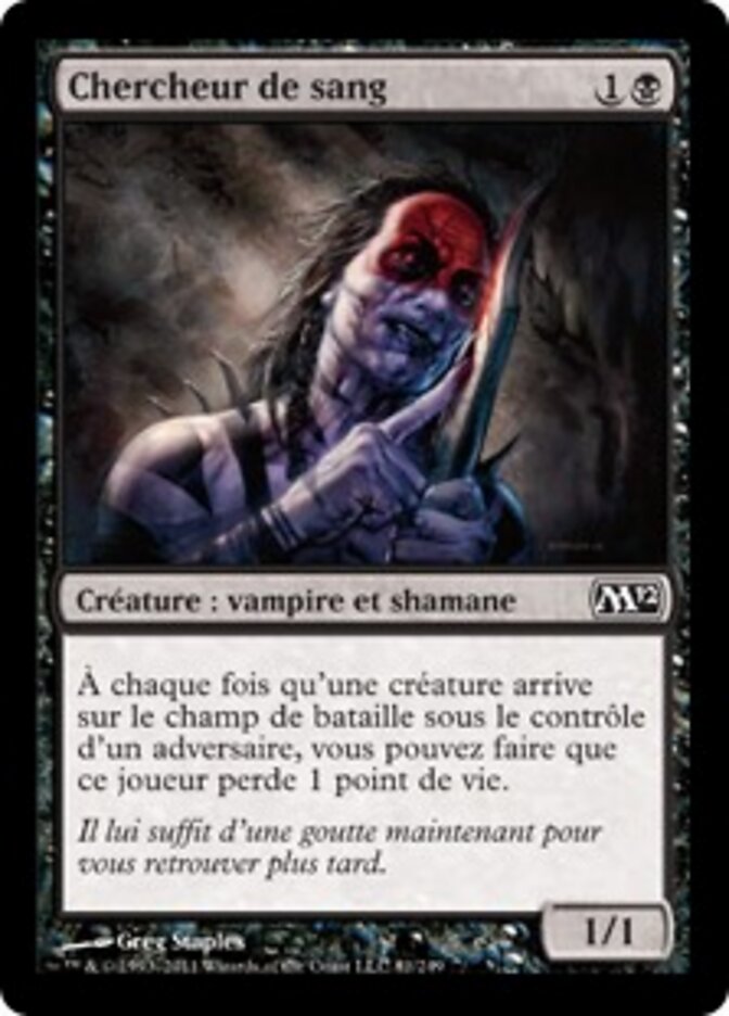 Chercheur de sang