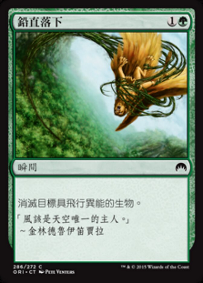 鉛直落下