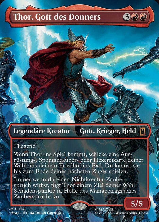 Thor, Gott des Donners