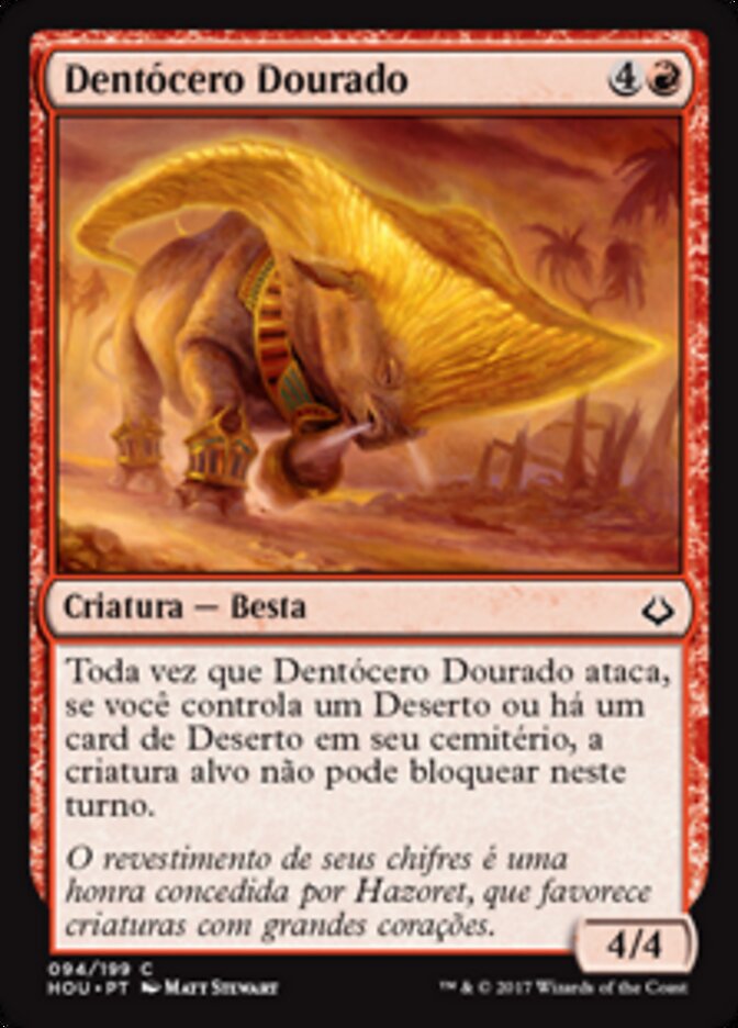 Dentócero Dourado