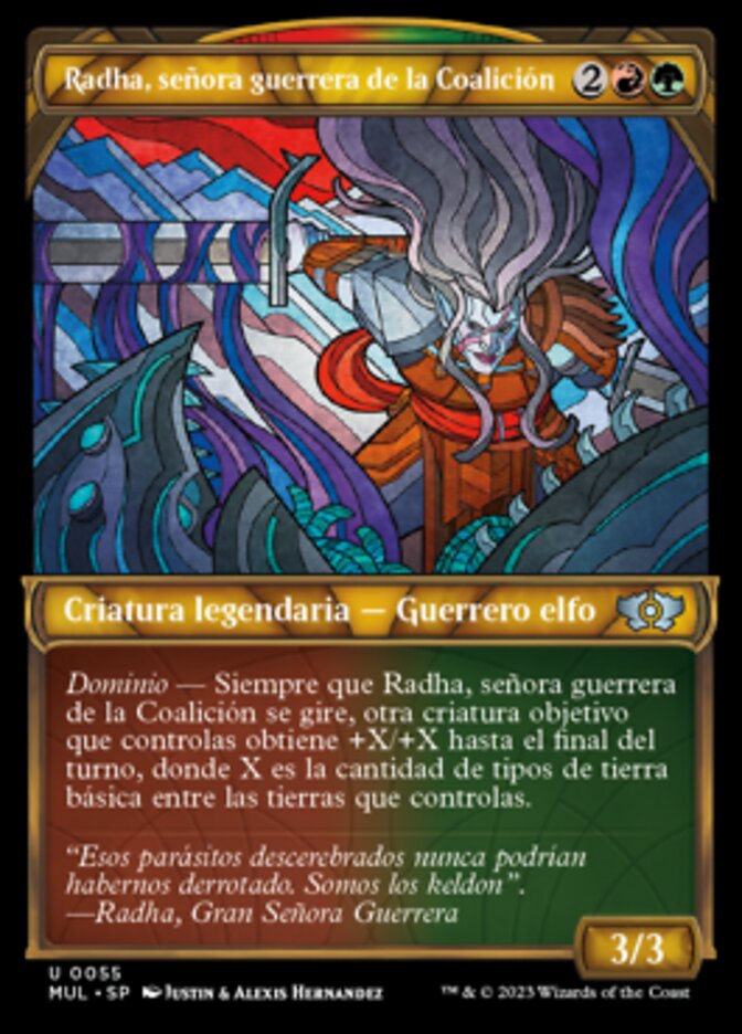 Radha, señora guerrera de la Coalición
