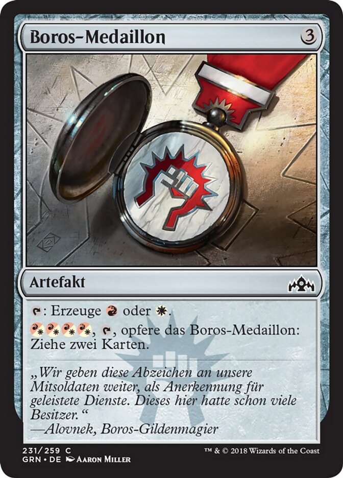 Boros-Medaillon