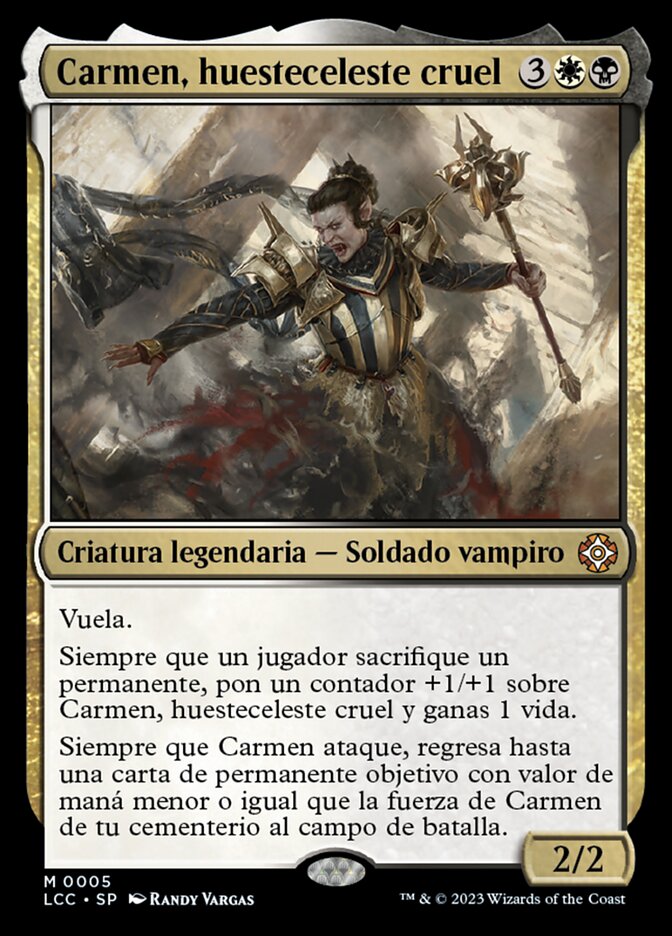 Carmen, huesteceleste cruel