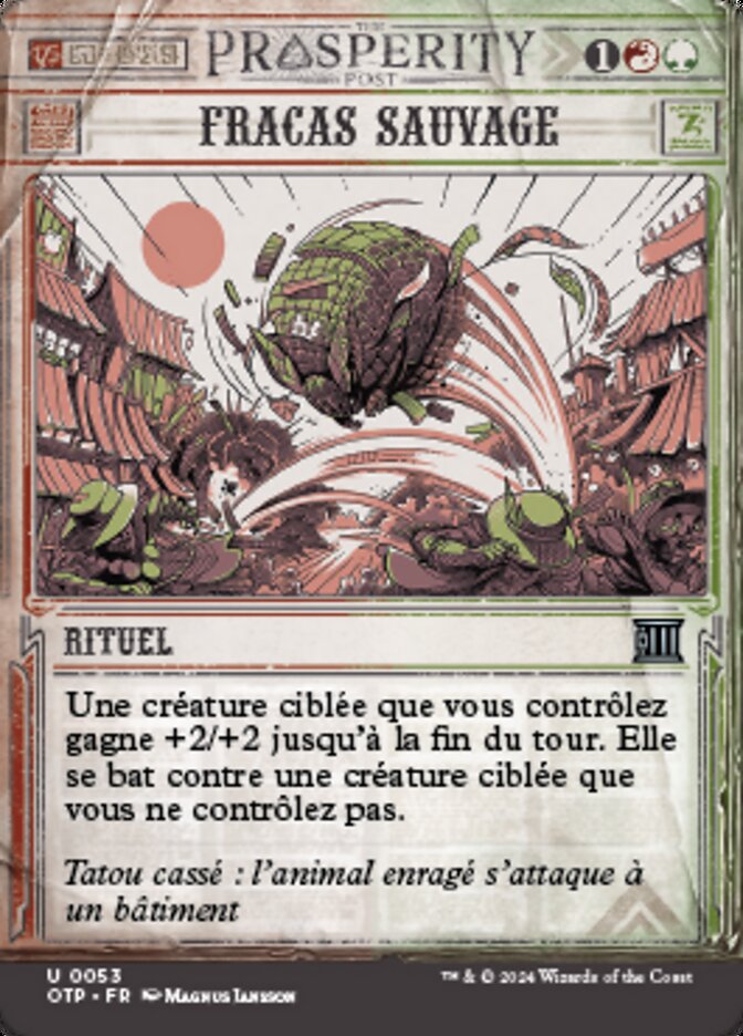 Fracas sauvage
