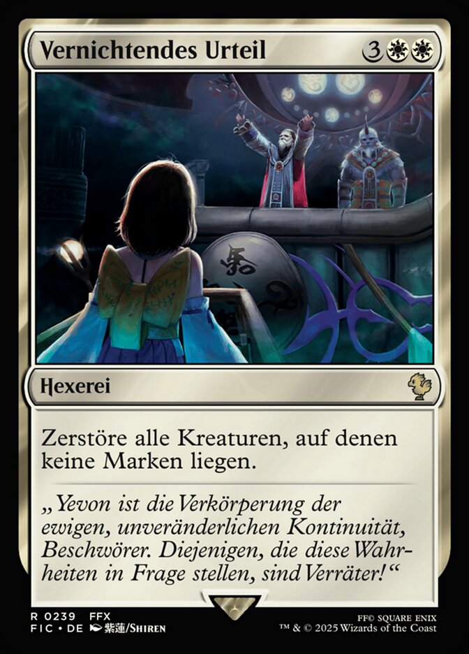 Vernichtendes Urteil