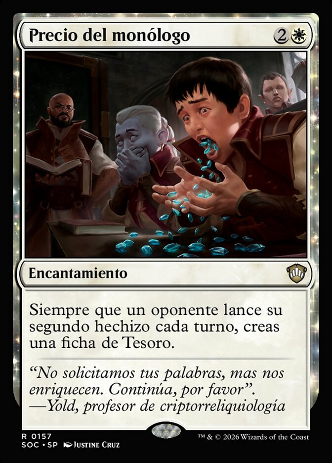 Precio del monólogo