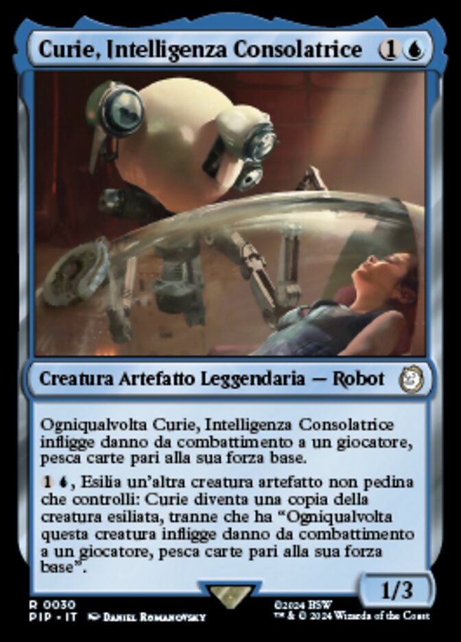 Curie, Intelligenza Consolatrice