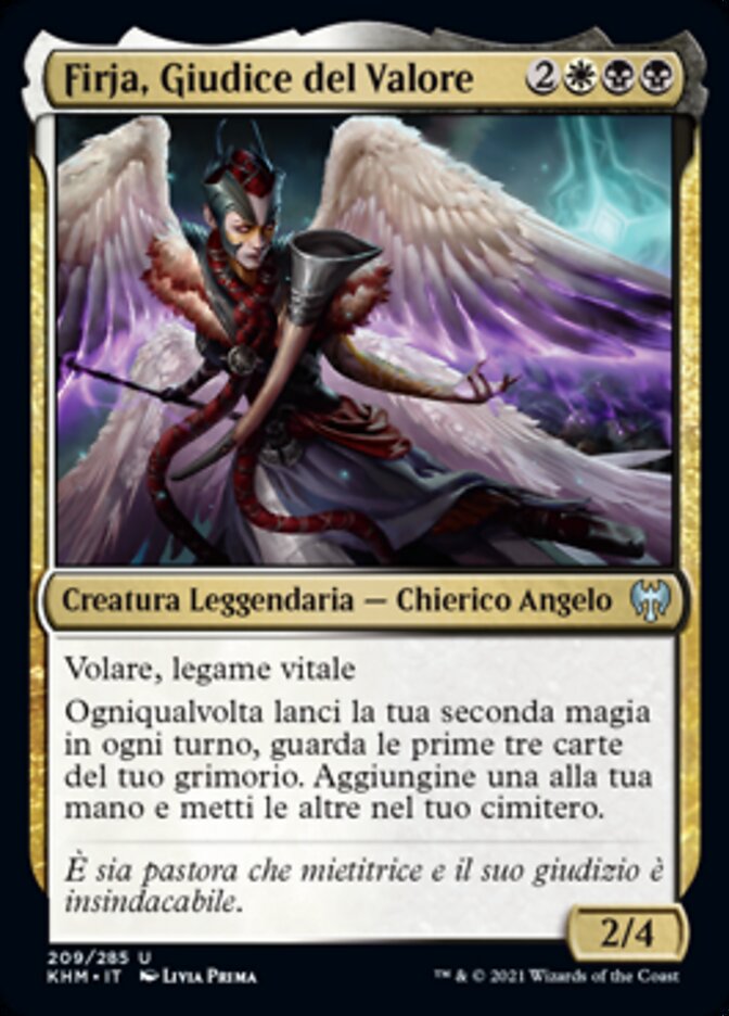 Firja, Giudice del Valore