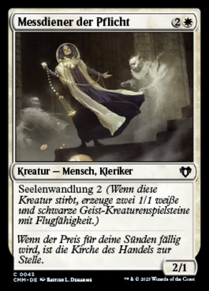 Messdiener der Pflicht