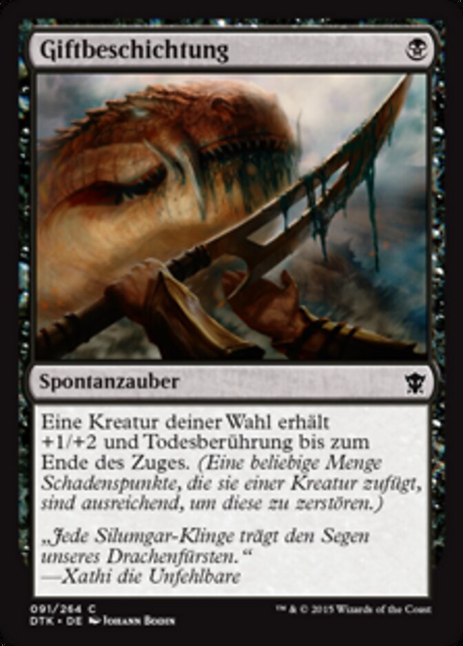 Giftbeschichtung