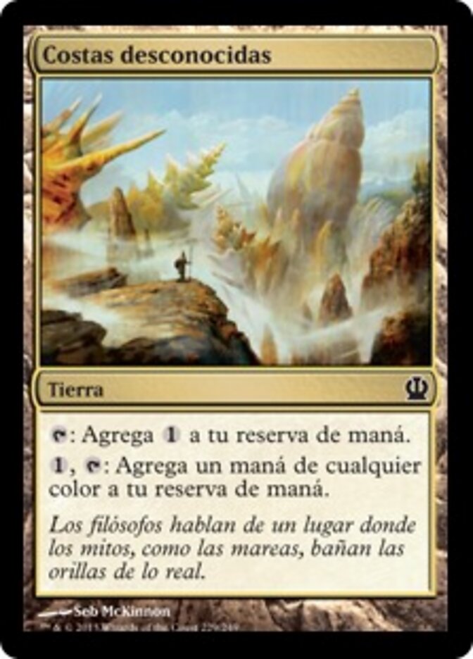Costas desconocidas