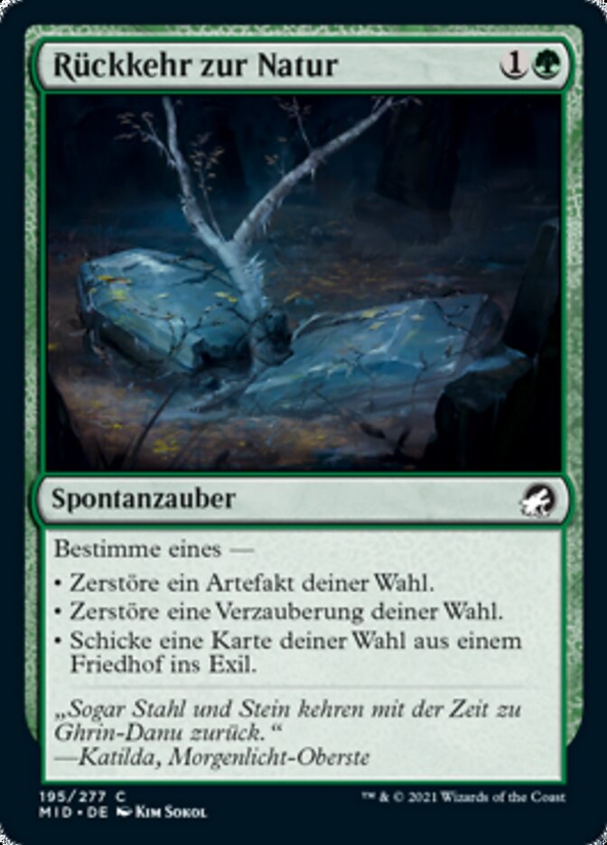 Rückkehr zur Natur