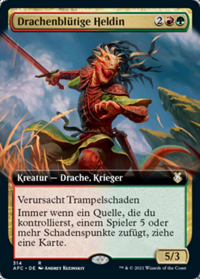 Drachenblütige Heldin