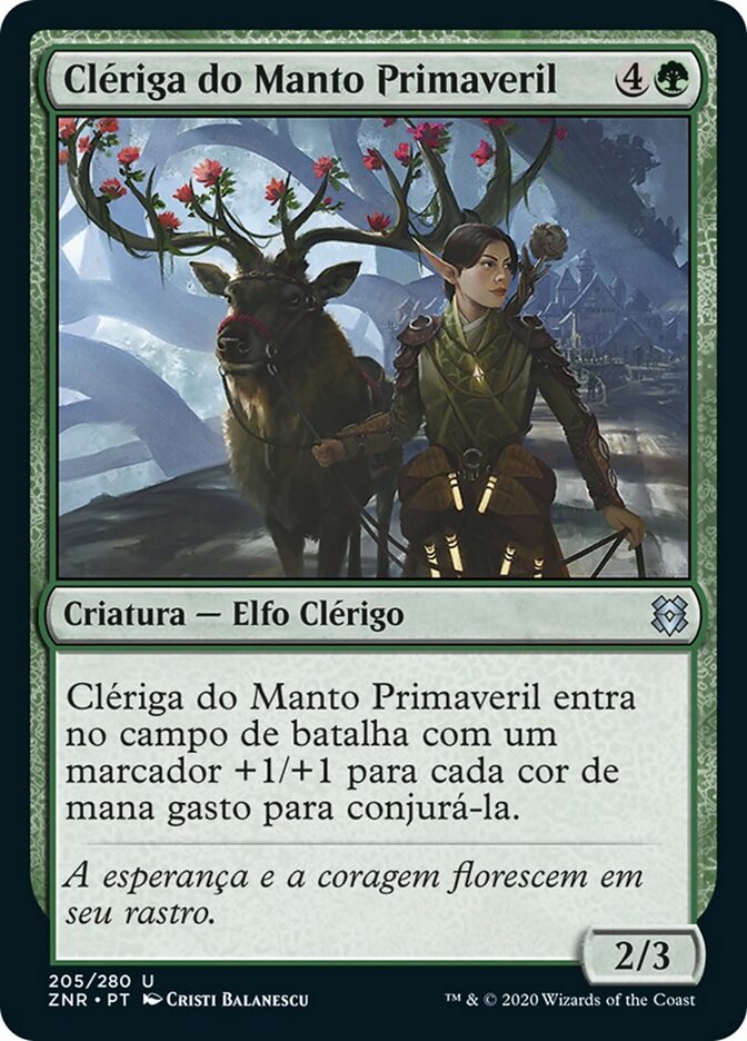 Clériga do Manto Primaveril