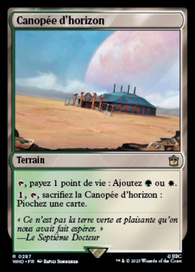 Canopée d'horizon