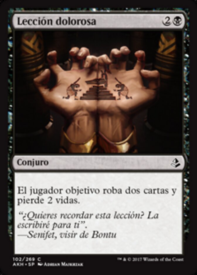 Lección dolorosa