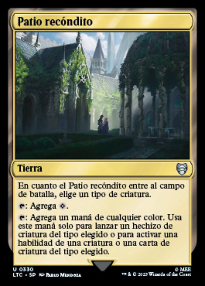 Patio recóndito