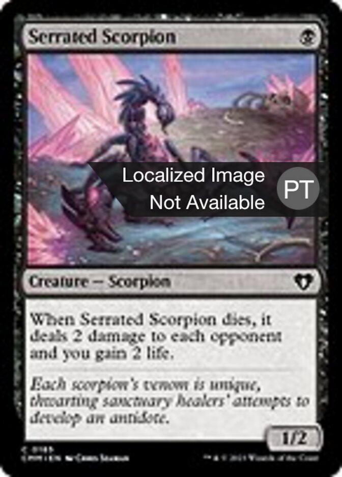 Escorpião Serrilhado