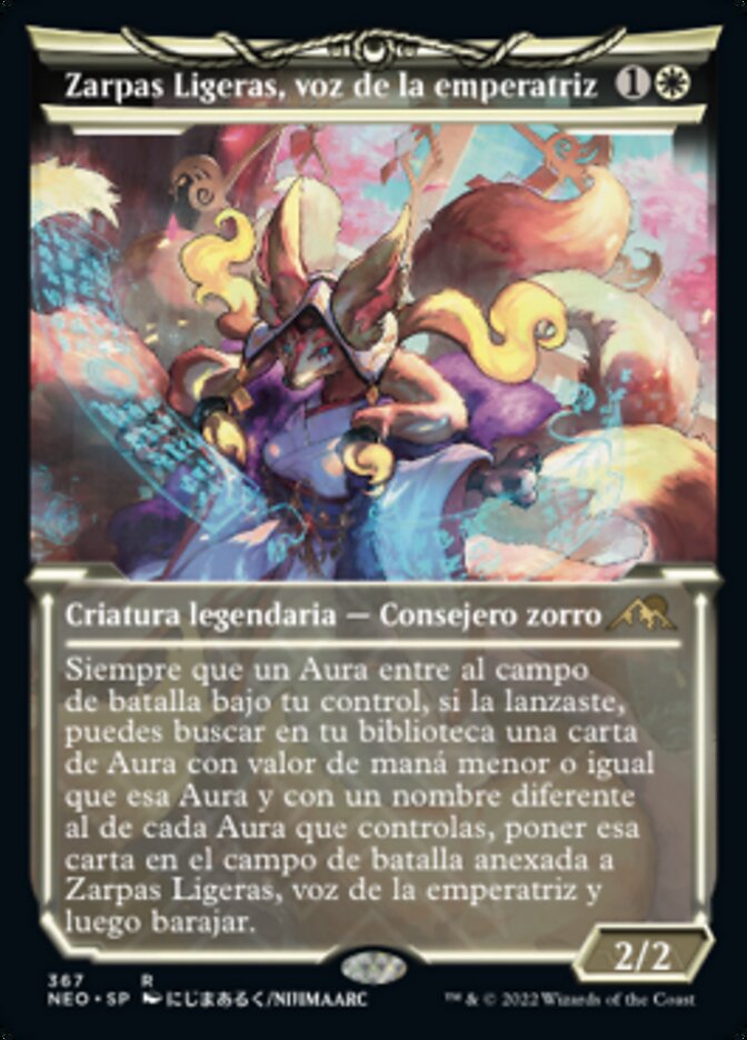Zarpas Ligeras, voz de la emperatriz