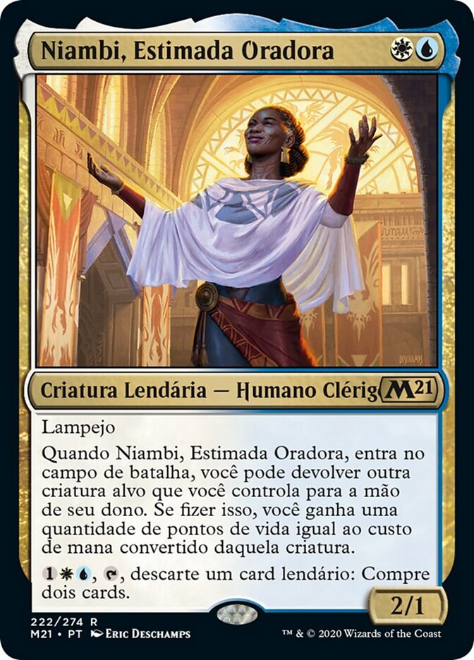 Niambi, Estimada Oradora