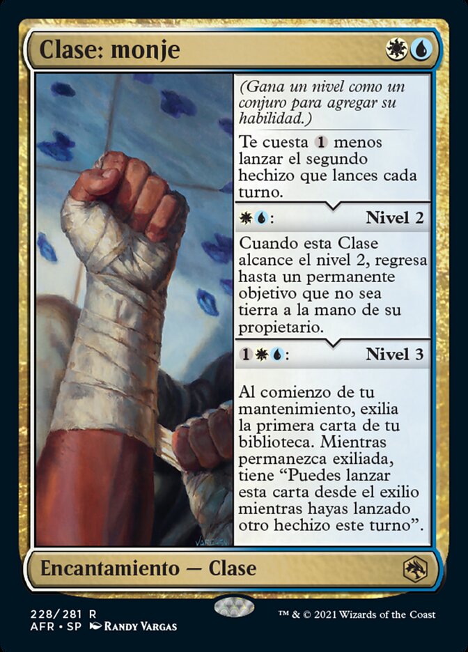 Clase: monje