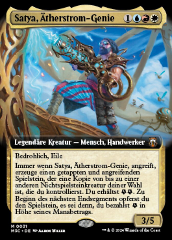 Satya, Ätherstrom-Genie