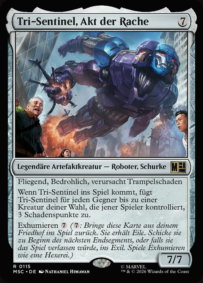 Tri-Sentinel, Akt der Rache