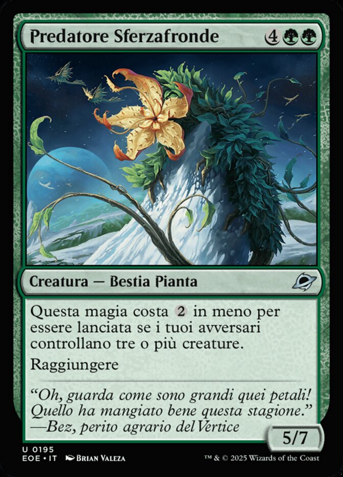 Predatore Sferzafronde