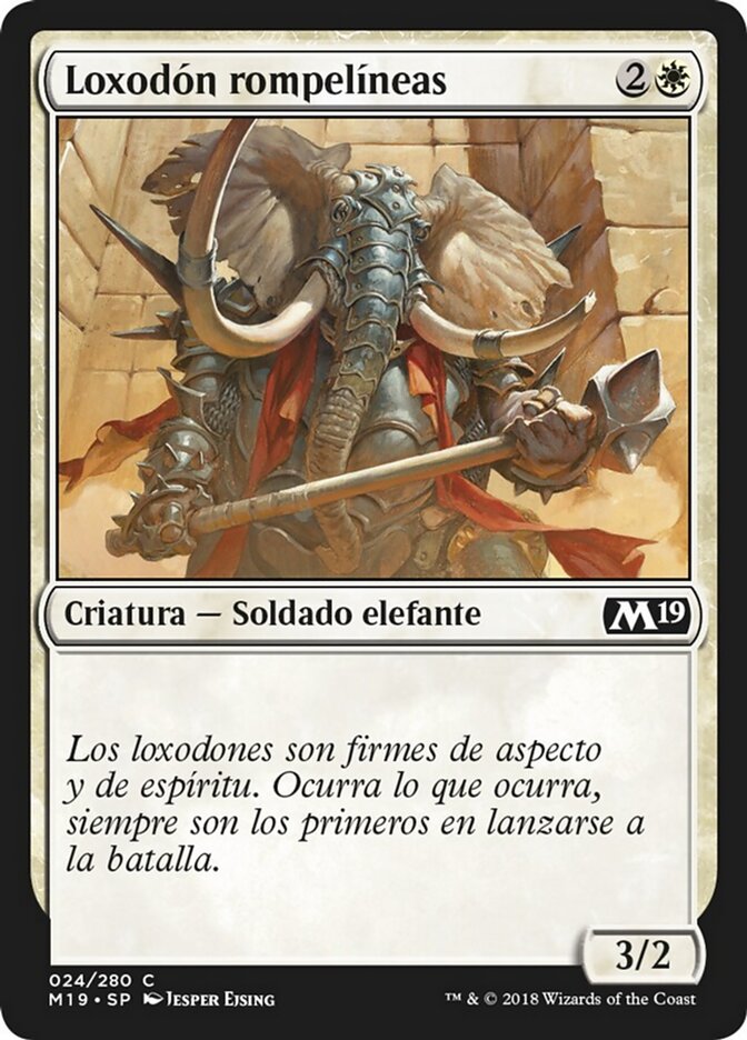 Loxodón rompelíneas