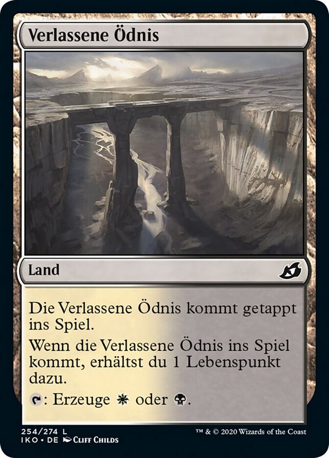 Verlassene Ödnis