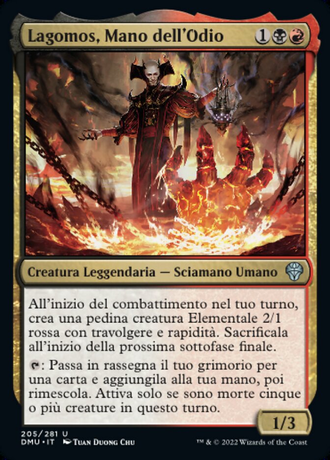 Lagomos, Mano dell'Odio