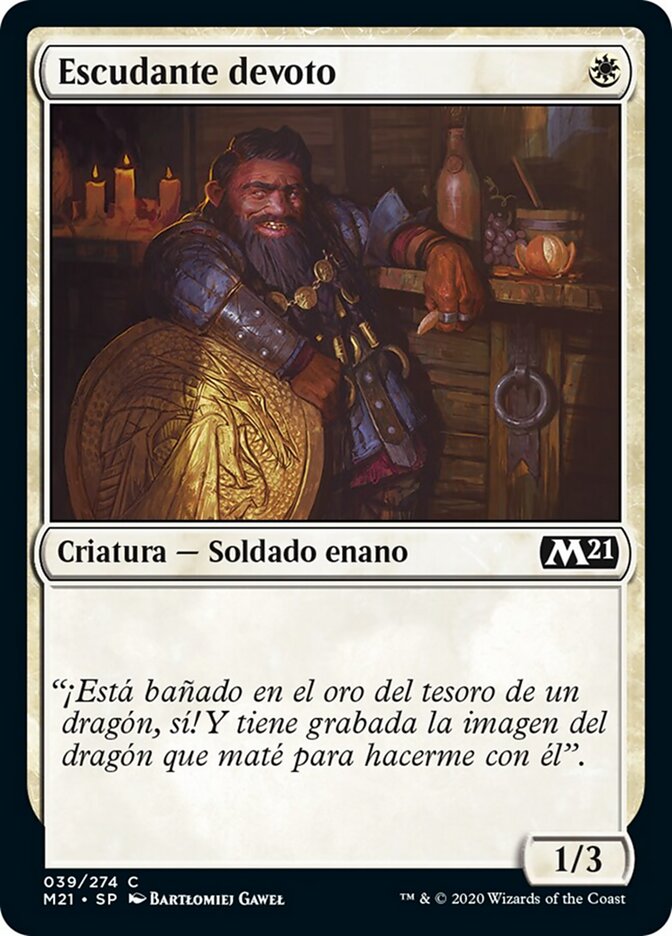 Escudante devoto