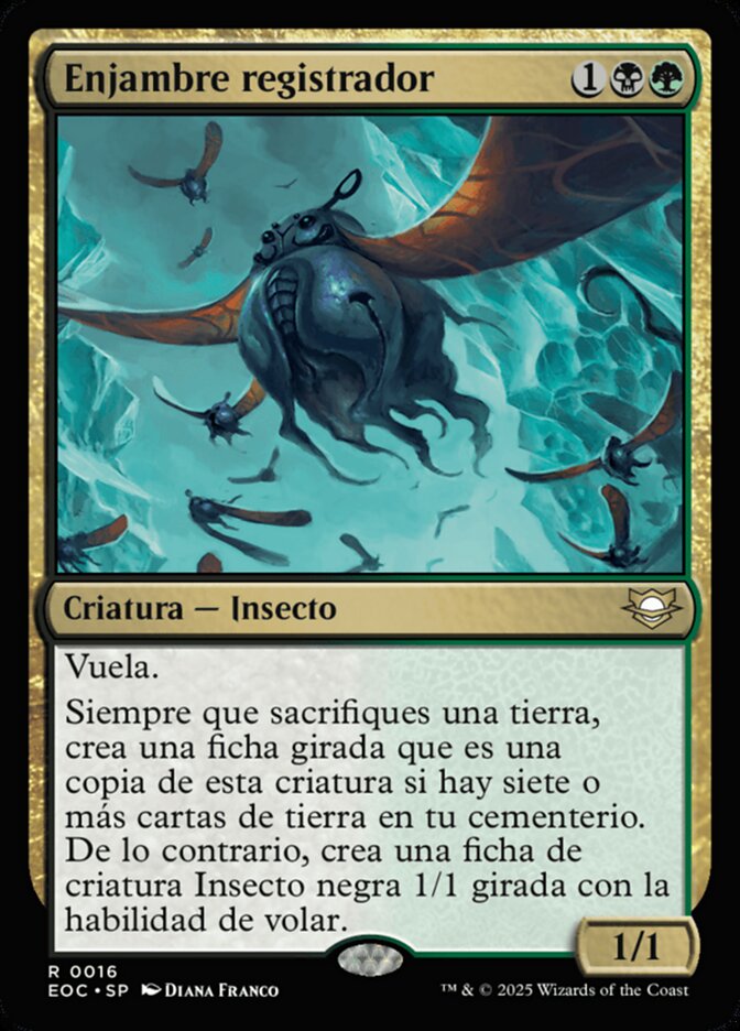 Enjambre registrador
