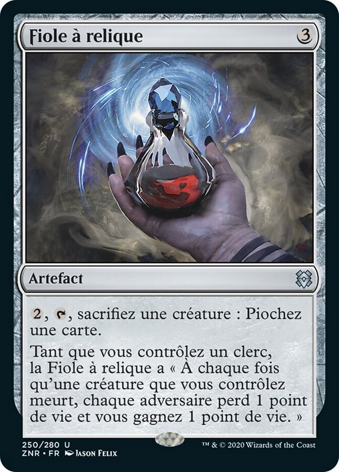 Fiole à relique
